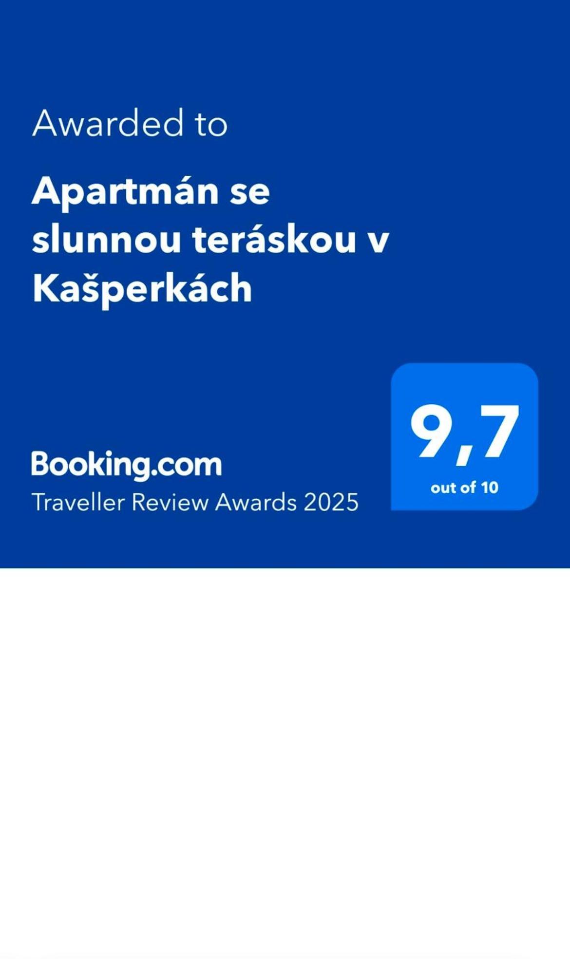 Apartman Se Slunnou Teraskou V Kasperkach Kasperske Hory Kültér fotó